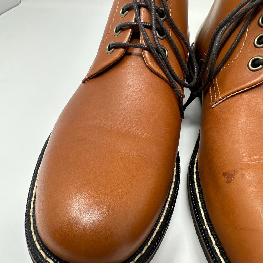 Brooks Brothers Chukka Boots Leather brown shoes Men's size 9D - Picture 13 of 16